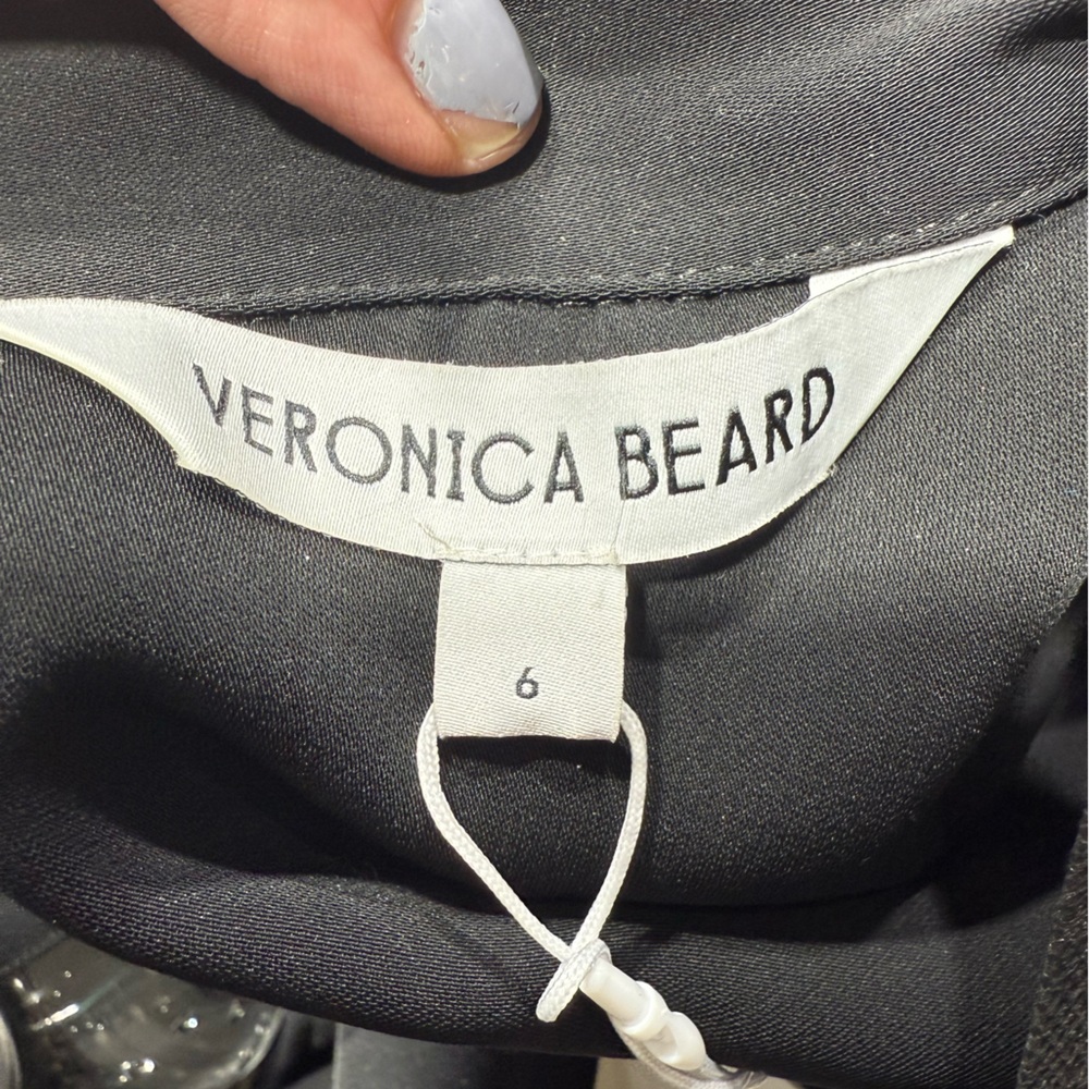 Veronica Beard New Mini Wright Black Wrap Dress G… - image 7